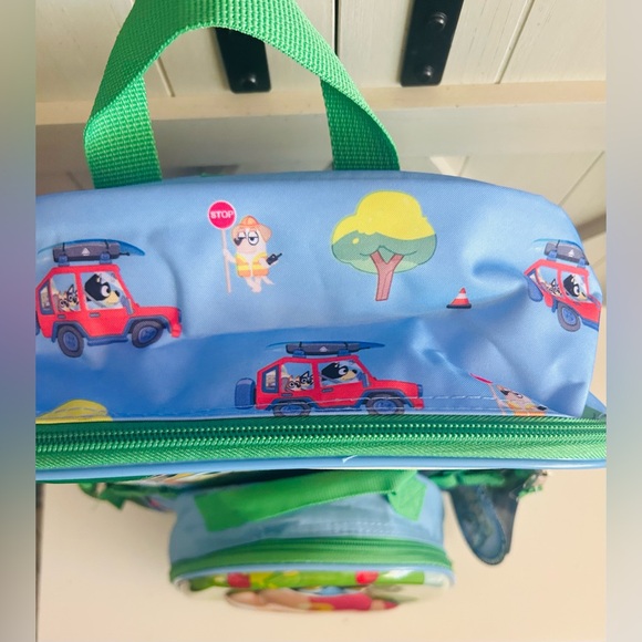 Bluey 17” Backpack w/ Lunch Bag 2-Piece Set Family Trip Theme NWT - Picture 16 of 16